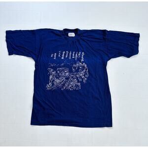 Vintage 90s Single Stitch Great Wall of China T-Shirt XL 22 x 27